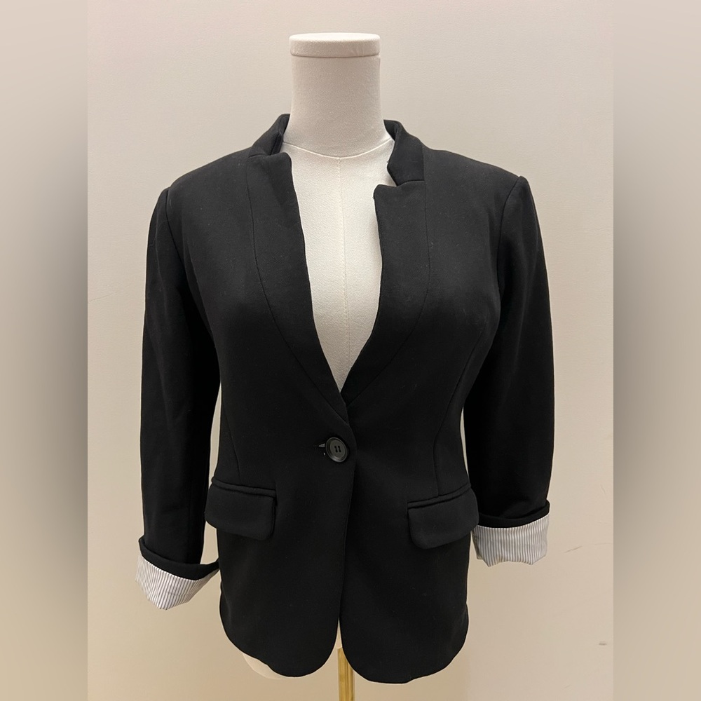 Gibson Elegant Black Women's Blazer Size Petite Small